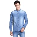 Dennis Lingo Men39s Solid Denim Cotton Slim