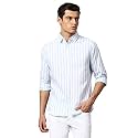 Dennis Lingo Men39s Striped Slim Fit Casual