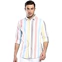 Dennis Lingo Men39s Striped Slim Fit Oxford