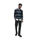 Dennis Lingo Men39s Striped Polo Neck Full