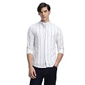 Dennis Lingo Men39s Cotton Striped Slim Fit