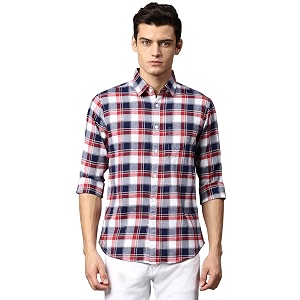 Dennis Lingo Mens Yellow Slim Fit Cotton