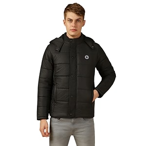Dennis Lingo Men Black Solid Regular Fit