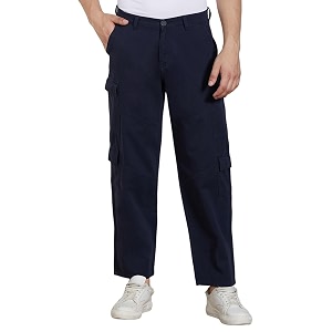 Dennis Lingo Men Cotton Lycra Solid Stretchable