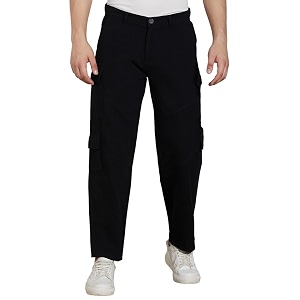 Dennis Lingo Men Cotton Lycra Solid Stretchable