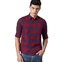 Dennis Lingo Men39s Cotton Checke Slim Fit