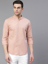 Dennis Lingo Men Slim Fit Solid Slim Collar Casual Shirt