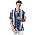 Dennis Lingo Navy Casual Shirts for Men