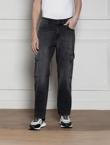 Dennis Lingo Relaxed Fit Men Black Jeans