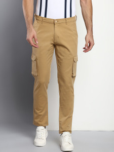 Dennis Lingo Slim Fit Men Khaki Trousers