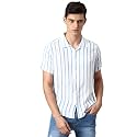 Dennis Lingo White Casual Shirts for Men