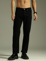 DENNISON Men Relaxed Fit Mid Rise Black
