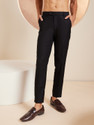 DENNISON Regular Fit Men Black Trousers