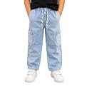 DENRO Kids Boys 100 Cotton Denim Cargo