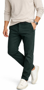 DENRO Slim Fit Men Dark Green Trousers