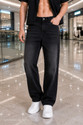 DenSHAH Men Straight Fit Mid Rise Black