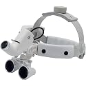 Dental 5W LED Head Light, Dental Headband Binocular Loupes Magnifier, High Brightness Headlamp Insert Type, 3.5X-420mm.