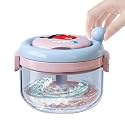 Dental Cleaning Pod for Mouth Guard, Portable Cleaner Machine for Dentures, Aligner, Toothbrush Head, Whitening Trays, Mouthguards,Retainer Cleaner（blue pink）