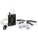 Dental Loupes 2.5X/3.5X 420mm Dental Binocular Loupe Portable LED Headlight Used in Orthopedics Microy