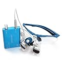 Dental Loupes 2.5X 420mm Dental Binocular Loupe Portable LED Headlight Used in Orthopedics Microy