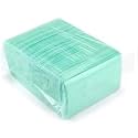Dental Patient Bibs – Pack of 125 (Green) | 3-Ply Disposable Bibs | Waterproof & Absorbent | Hygienic Barrier for Dental Clinics, Salons & Tattoo Studios