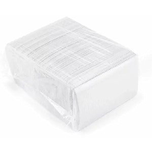dental patient bibs  pack of 125 white  3-ply disposable bibs  waterproof amp absorbent  professional hygiene for dental clinics salons amp tattoo studios