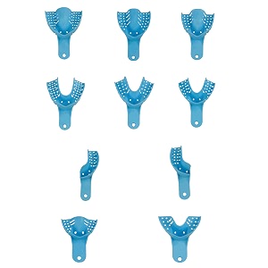 dentosmile autoclavable dental impression trays pack of 10 pcs made in india