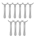Dentosmile EEZ Lip Retractors/Intraoral Cheek Lip Retractor Opener/Large Cheek Retractor in Clear Color (10)