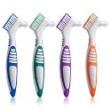 Denture Brush 4Pcs Denture Toothbrushes Double Sided Toothbrush