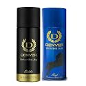 Denver Hamilton Ace Body Deodorant - 165MLEach (Pack of 2) | Long Lasting Deodorants | Luxury Fragrance for Men