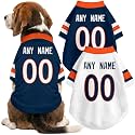Denver Dog Clothes Custom Name Number T Shirt for Dog Gifts