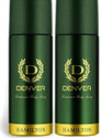 DENVER HAMILTON DEOORANT BODY SPRAY 165 ML [ PACK OF 2 ] 330ML Deodorant Spray - For Men (330 ml, Pack of 2)