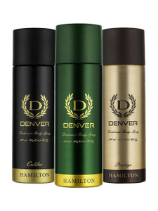 denver hamilton body spray - for men 600 ml pack of 3
