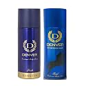 Denver Pride &amp; Goal Deodorant - 150ML Each (Combo Pack of 2) | Long Lasting Deodorant Spray For Men