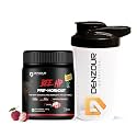DENZOUR NUTRITION Bee-Hp Pre-Workout (Pre Workout_L_100g + Shaker, Lychee), powder, 2 count, 10 Servings