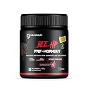 DENZOUR NUTRITION Bee-HP Pre-Workout Powder, Energy, Strength &amp; Muscle Pump, 200mg Caffeine, 750mg Creatine Monohydrate, 2500mg Beta-Alanine, Watermelon Flavour, 100g, 10 Servings