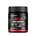 DENZOUR NUTRITION Bee-HP Pre-Workout Powder, Energy, Strength &amp; Muscle Pump, 200mg Caffeine, 750mg Creatine Monohydrate, 2500mg Beta-Alanine, Blueberry Flavour, 100g, 10 Servings