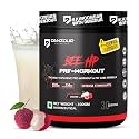 DENZOUR NUTRITION Bee-HP Pre-Workout Powder, Energy, Strength &amp; Muscle Pump, 200mg Caffeine, 750mg Creatine Monohydrate, 2500mg Beta-Alanine, Lychee Flavour, 300g, 30 Servings