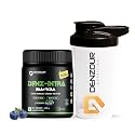 DENZOUR NUTRITION Denz - Intra Workout Powder With Shaker,Most Explosive Muscle Pump,Energy Infusion Formula With 3300 Mg Bcaa,6600 Mg Eaa For Men And Women - Blueberry,100 G (10 Servings),2 Count