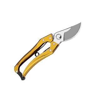 deodap heavy duty plant cutter for home garden  grip-handle flower sharp cutter  8 inch garden bypass pruning shears  pruners scissor with safety lock  garden scissors for home gardening