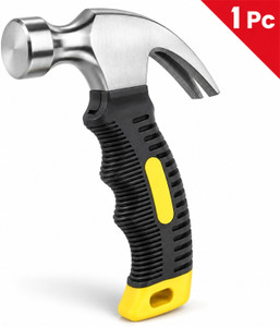DeoDap Small Multipurpose Stubby Claw Hammer for