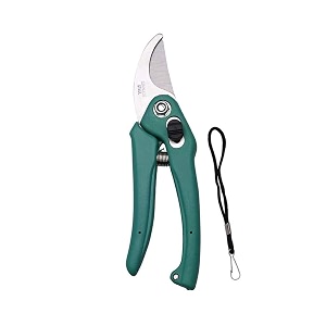 deodap heavy duty stainless steel garden scissors for home garden  garden bypass pruning shears  pruners scissor with safety lock  wood branch trimmer  grass cutting accessory