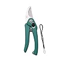 DeoDap Heavy Duty Stainless Steel Garden Scissors For Home Garden | Garden Bypass Pruning Shears | Pruners Scissor with Safety Lock | Wood Branch Trimmer | Grass Cutting Accessory