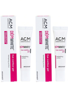 depiwhite eye contour gel 15ml x pack of 2