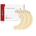 DERAYMI 20 PCS Ostomy Barrier Strips, 2 MM Thickness Elastic Colostomy Tape to Stop Leaks, Latex-Free Medical Grade Hydrocolloid Skin Flange Extenders Stoma for Colostomy Ileostomy Bags Pouches