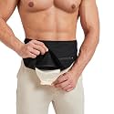 DERAYMI Ostomy Belt for Men Women, Ostomy Bag Cover for Keeping Ostomy Bag in Place, Colostomy Support Belt Ostomy Wrap for Swimming Outdoor Activities (L)