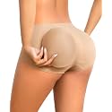 DERCA Butt Lifting Panties Padded Underwear for Women Seamless Booty Pads Butt Enhancer Panty