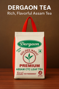 dergaon golden magic chaipattistrong taste  refreshing black tea pouch 1 kg