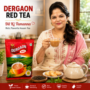 dergaon red teastrong taste  refreshing unique blend crafted for chai lovers black tea pouch 1 kg
