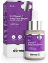 The Derma Co 5% Vitamin C Daily Face Serum with Ferulic Acid & Multivitamin